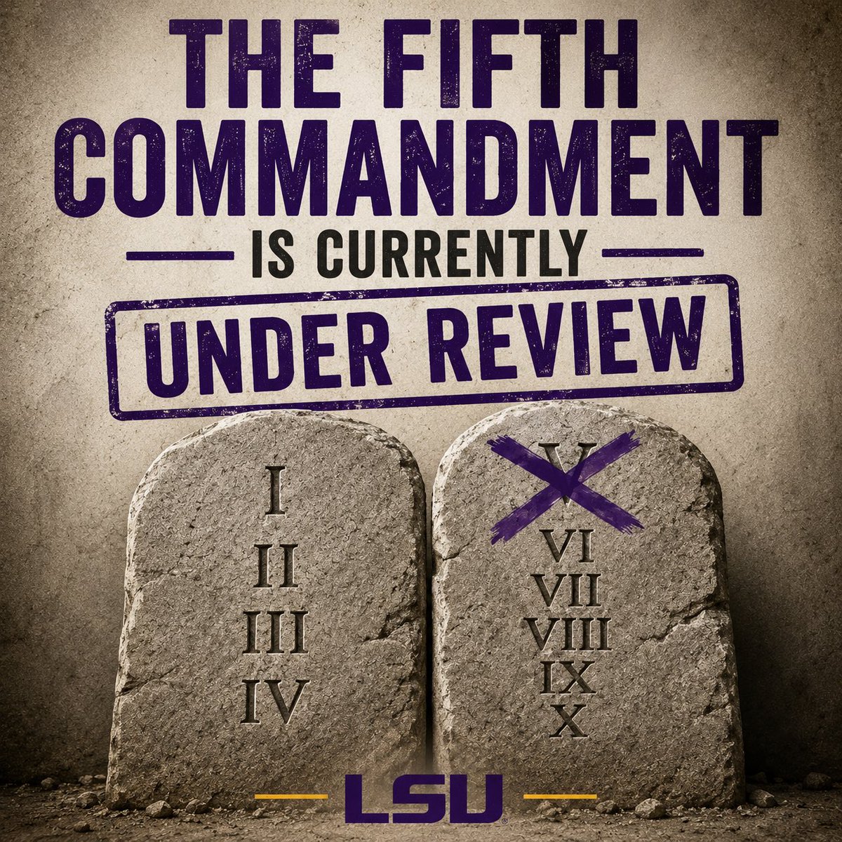 PadreHooch's tweet photo. IMPORTANT PARISH ANNOUNCEMENT

Until this whole No. 5 situation gets worked out, we’ve been advised to take the necessary precautions.

Thank you for your patience, generosity &amp; cooperation during this difficult time.

Geaux Tigers! 🐯💜💛
@MattMoscona @LSUfootball @Lane_Kiffin https://t.co/sDfKwT31fC