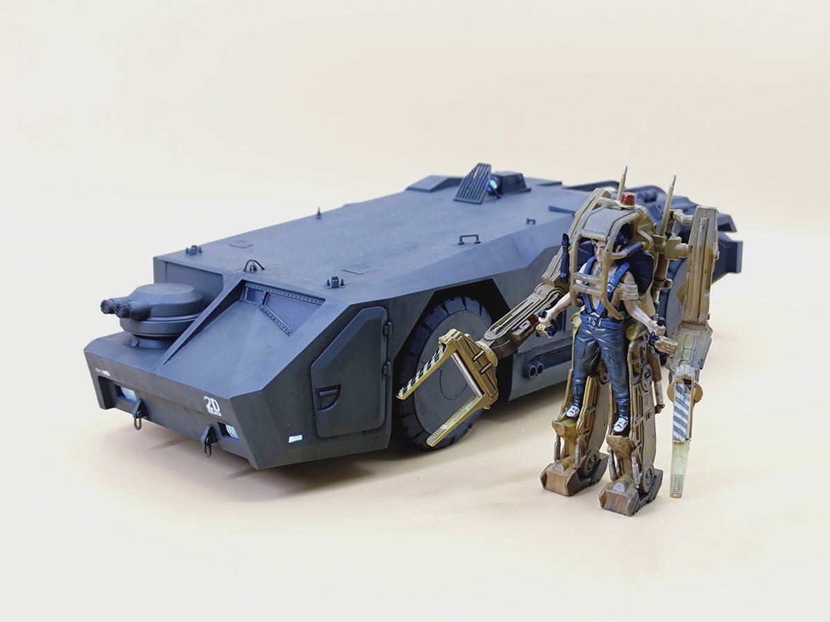 新世紀合金　エイリアン　アーマードパーソナルキャリア　APC 開封品 エイリアン2の1/35「アーマードパーソナルキャリア」出来た。 当時モノ
