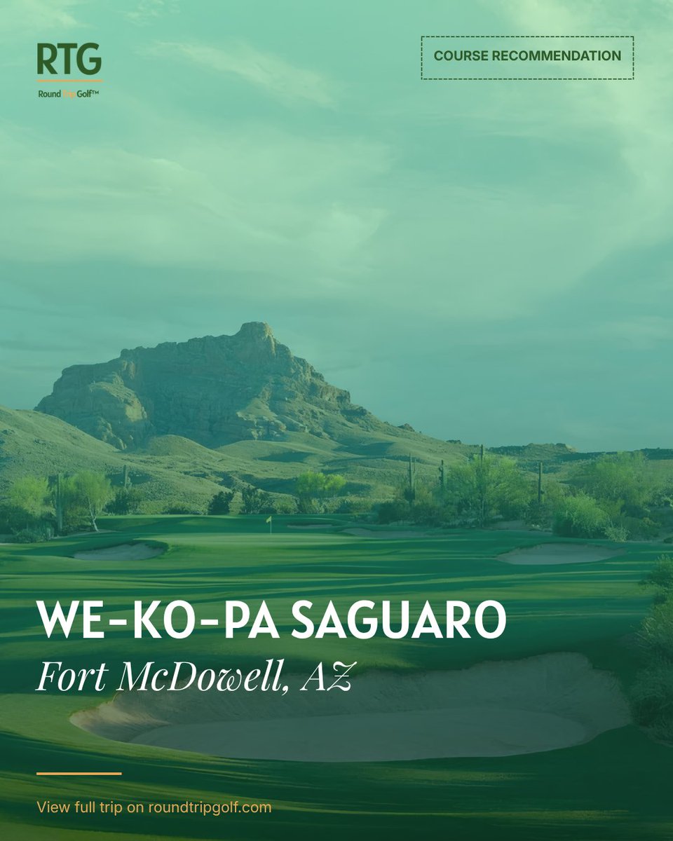 roundtripgolf's tweet photo. Scottsdale Buddies Desert Classic: 3 days, golf-first.
We-Ko-Pa Saguaro → We-Ko-Pa Cholla → TPC Scottsdale Champions

Plus sports bars, brewpubs &amp; group nights.

Oct–Apr sweet spot. 

Build it free:
https://t.co/2K6ZWBsftL

#MakeItARoundTrip https://t.co/NEVqYo42A6