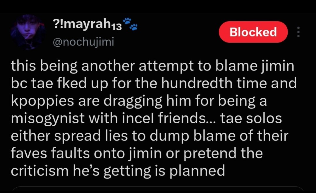 sugurukoo's tweet photo. it's not tae who attended concert, illiterate 😭 obsessing over tae won't erase Jimid repeatedly calling Chris Brown his role model, working with grapist Kodak, leaving his gf crying on the street, yrs of harassment that she had to expose him. being irrelevant saves his azz lmao https://t.co/ULGp0PKcer