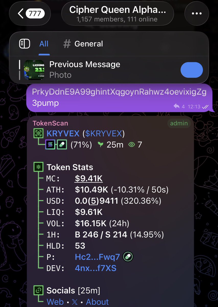 _CipherQueen's tweet photo. $KRYVEX

PrkyDdnE9A99ghintXqgoynRahwz4oevixigZg3pump https://t.co/fZynqG8oeL