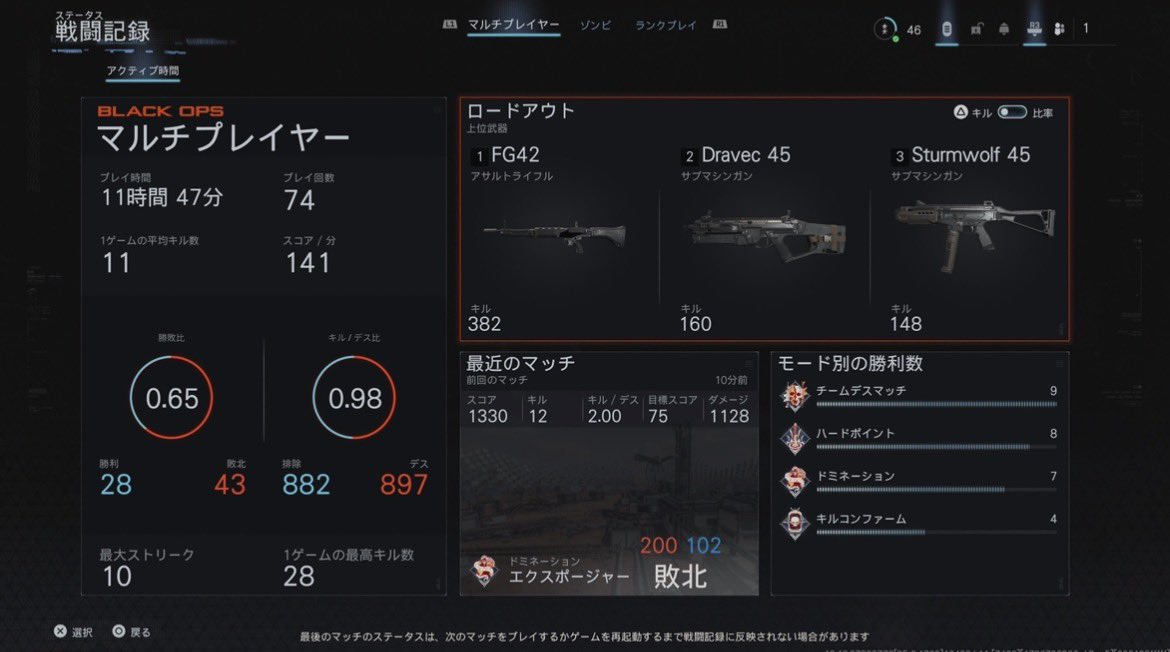 Tato08020522's tweet photo. 今日もCODをプレイ。前回からプレイ前に目標数のBOT撃ちを行ってからマルチに参戦するようにしてます。今日から感度を4.0に変更してプレイしてます。 https://t.co/nnbnVafr1s