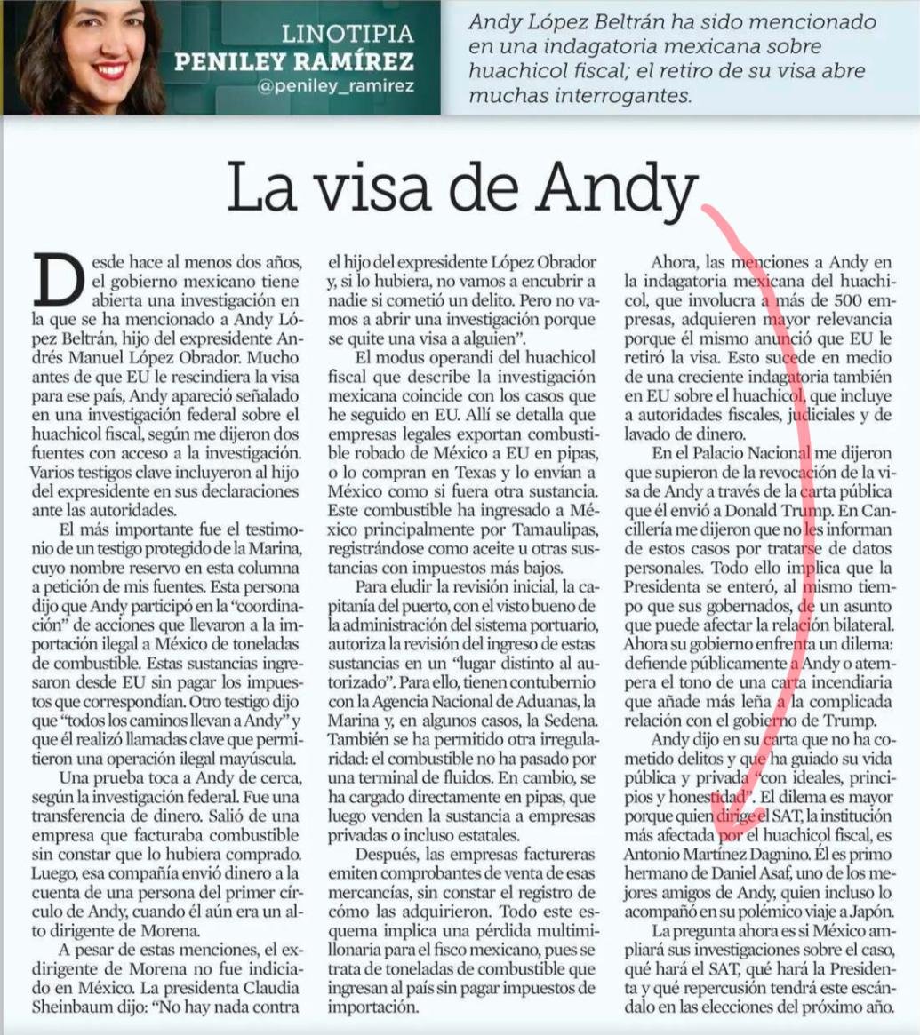 ESEMEJIA's tweet photo. Una pregunta constante es el rol del Jefe del SAT en este caso.

Lean a la querida @peniley_ramirez https://t.co/vZmg1F2BuR