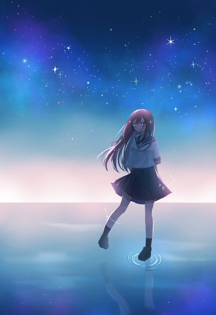a_20yo's tweet photo. ☁✩⋆·̩͙
 #創作 #イラスト #illustration https://t.co/K1oGFmgMwH