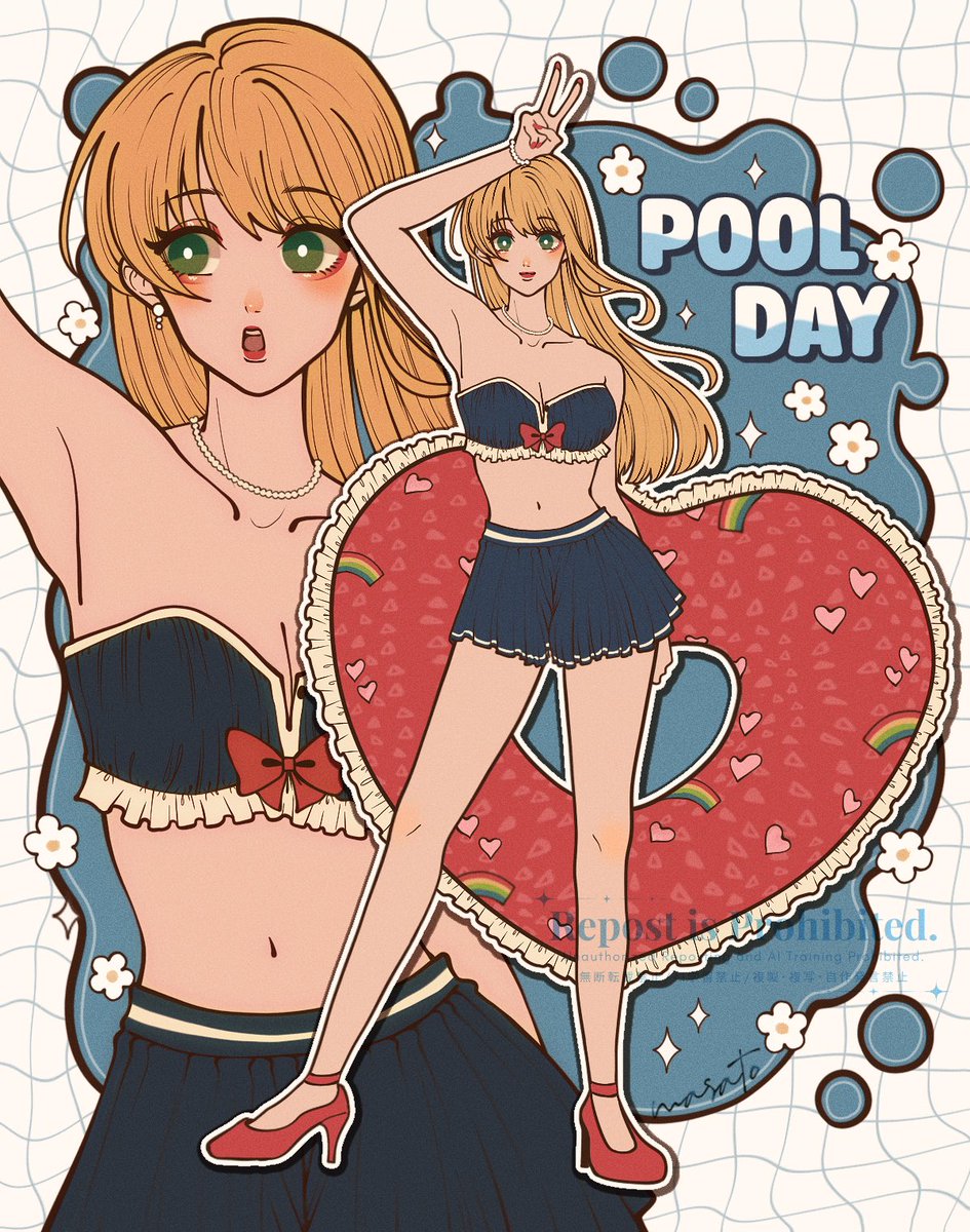 chima_masatoo's tweet photo. #お盆休みはフォロワーさんが増えるらしい 

夏だー！👙🌴🌺✨ https://t.co/rByuWGEDEO