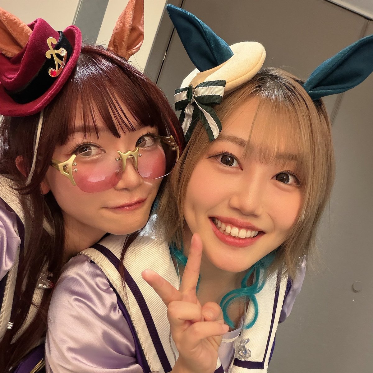 miyumi_shuri's tweet photo. WINNING LIVE 31 思い出🥕

キセキ役 星希成奏さん
(と、せぇちゃんが撮ってくれたみんな写真)

せぇちゃんに助けられまくりMCだったー！！ありがとう🫶🏻🫶🏻

#ウマ娘 https://t.co/nQpjPVV9h4
