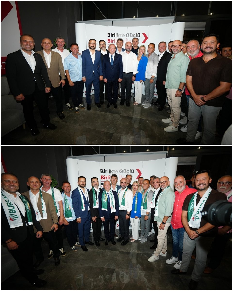 OzerMatl's tweet photo. Bursa’nın asıl gücü, insanı…

Birlikte Çalışma Merkezimizin açılışında bu şehre sevgisiyle, emeğiyle ve varlığıyla değer katan kıymetli dostlarımızla bir araya geldik.

Her bir buluşma, aramızdaki bağı ve geleceğe dair inancımızı daha da güçlendirdi.

Birlikte Güçlü, Birlikte İleri

#ÖzerMatlı #BTSO #BirlikteÇalışmaMerkezi #Bursa #BirlikteGüçlüBirlikteİleri