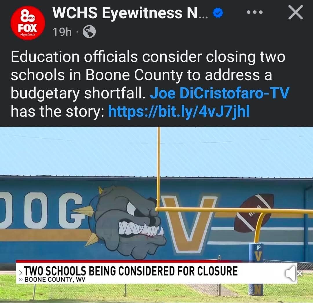 HollerGospel's tweet photo. West Virginia's southern coalfields are facing 8 proposed school closures. Wyoming County has also been placed under state of emergency. #waterforwv https://t.co/JCLlFAnmkM