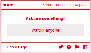 kuromakusex's tweet photo. warufel for you https://t.co/DEvb11GT5F