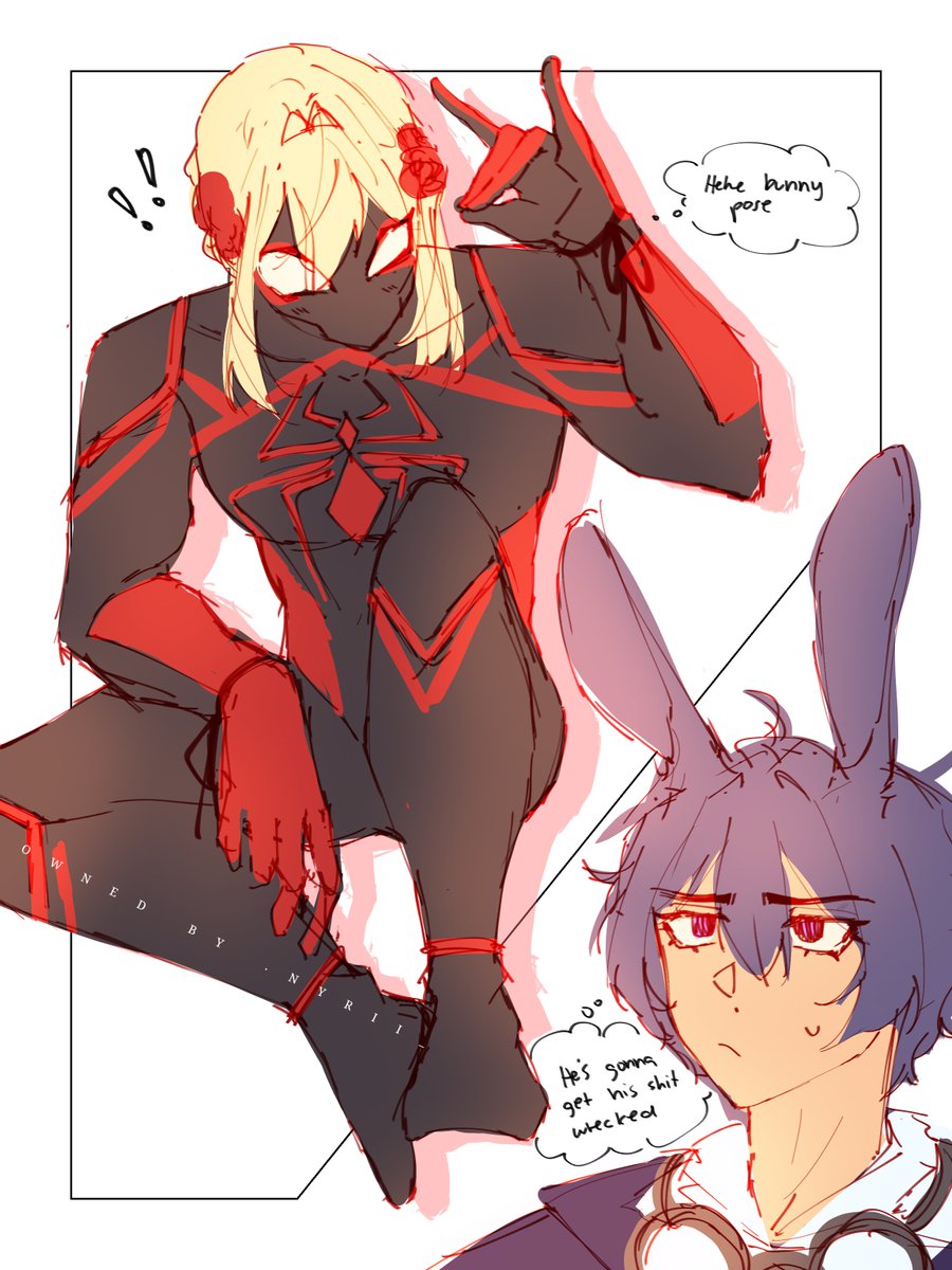 nyriiii_'s tweet photo. #sharplow spiderman au sketch kinda https://t.co/euG2ngVPDL