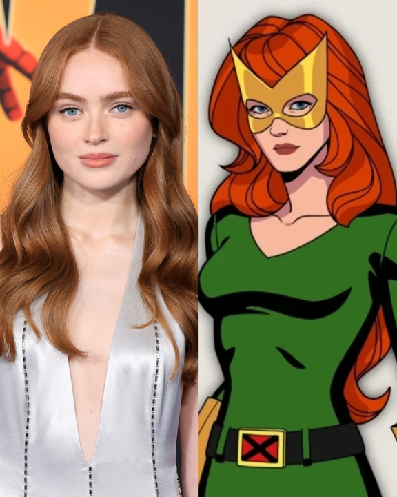 X_MenSpain's tweet photo. Sadie Sink regresará oficialmente como Jean Grey en #XMen de Marvel después de debutar en #SpiderManBrandNewDay. #D23 https://t.co/E189Sw3PgB