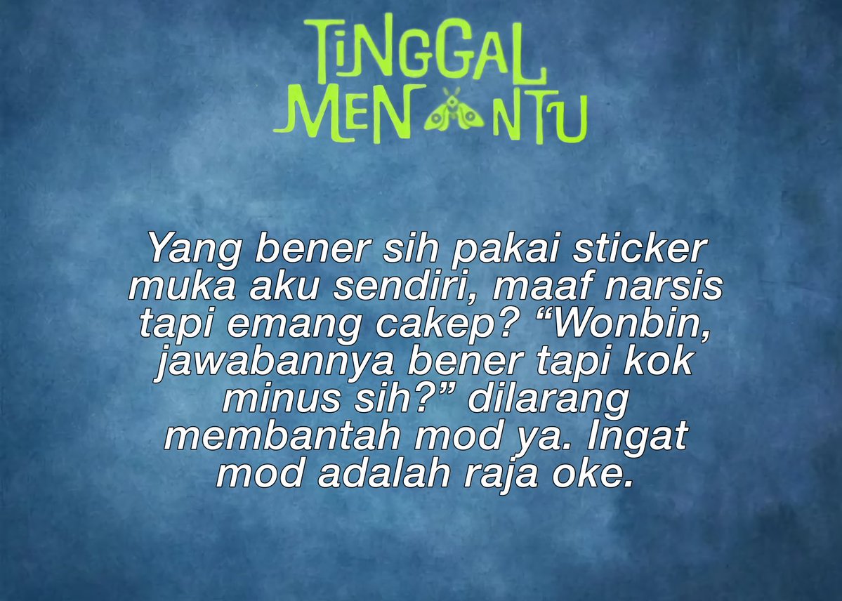 WonbinPergi's tweet photo. Yang jawab pakai meme jelek +500 ya, kalau bukan meme jelek alias meme burik dsb tapi tetap jawab +300 okay. Tapi yang jawab tengah cuma abang Sunwoo sih guys. Last question 21.00 ya, janji gak marah? 🥺 https://t.co/xDjZiLVwLK