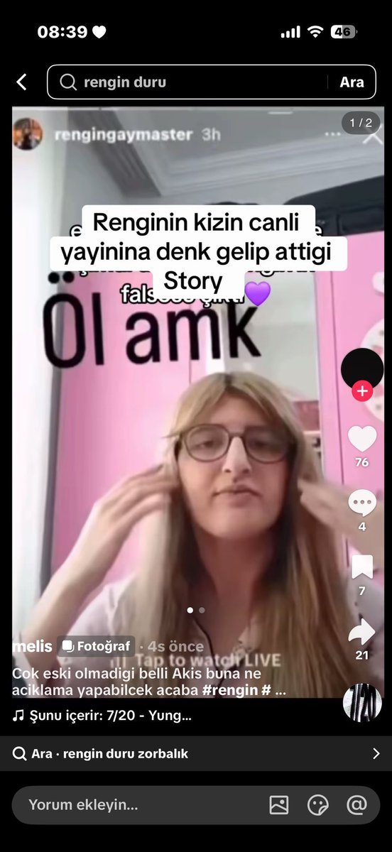 dumtistik's tweet photo. rengin o videoyu ocak ayında atmış programa katıldıktan sonra ekstra dikkat etmesi gerekirken yaptığına bak https://t.co/amXGPNGad3