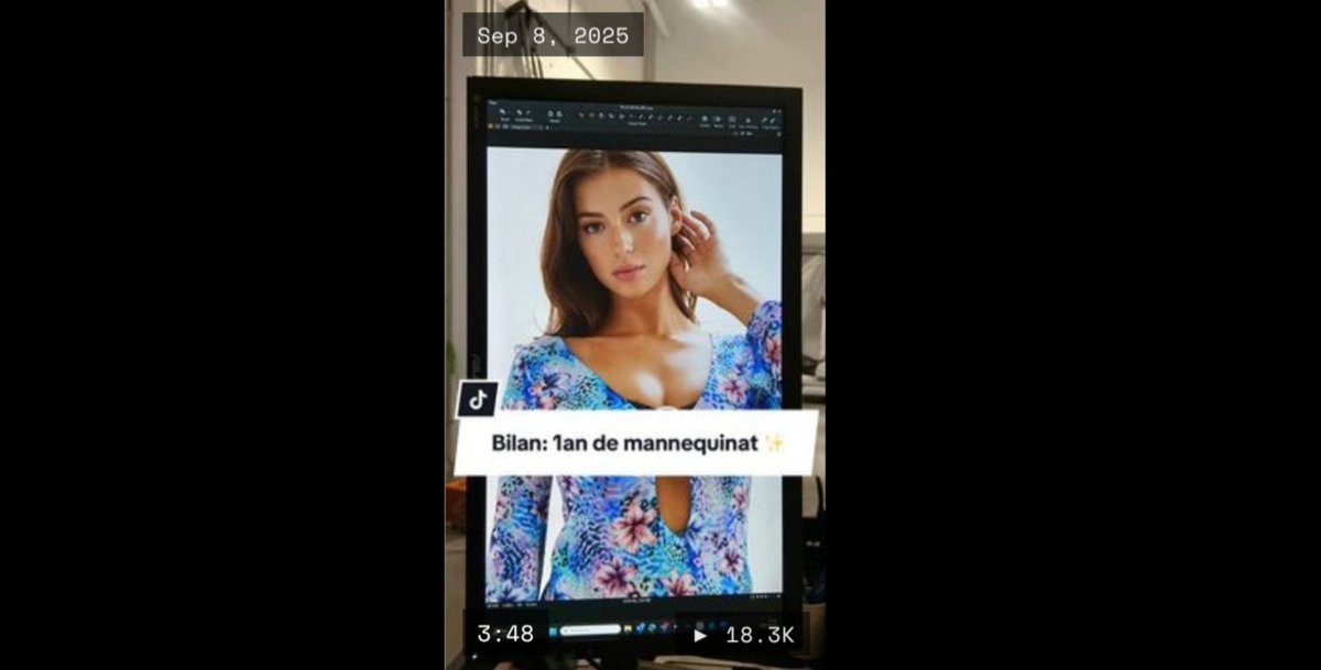 31mai2022's tweet photo. 🌞156 Vidéo publiée le 8 septembre 2025
(Sur TikTok, cʼest marqué « 2025-9-8 ». Cʼest habile)
Bilan: 1an de mannequinat #modeling #modelingtips #modelsgency
3 minutes
https://t.co/cXAvVhcqQW
Im. : miniature. https://t.co/P7PzWk2Yak