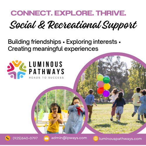 LP_ways's tweet photo. Social &amp; Recreational Support
Because inclusion isn't just about being present—it's about being part of the community. ✨
📞 Call: 925-640-0797
📧 admin@lpways.com
🌐 https://t.co/ofd4OXyDvB
#LuminousPathways #SocialSupport #RecreationalSupport #CommunityInclusion https://t.co/ah9rsB2hPi