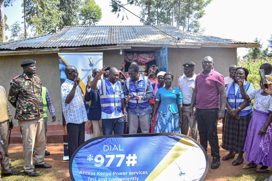 InnocentMugabe's tweet photo. At Nyorotis-Makanyanga area in Nzoia ward, we  are connecting more than 300 households to the national grid. 

This will not only provide residents with reliable electricity but also open up new socio-economic opportunities for our people, support business and improve livelihoods. 

Hosted Hon. Opiyo Wandayi, for the launch of electricity connectivity in the area. Also present was Nzoia Ward MCA, Hon. Collins Chaprukha.