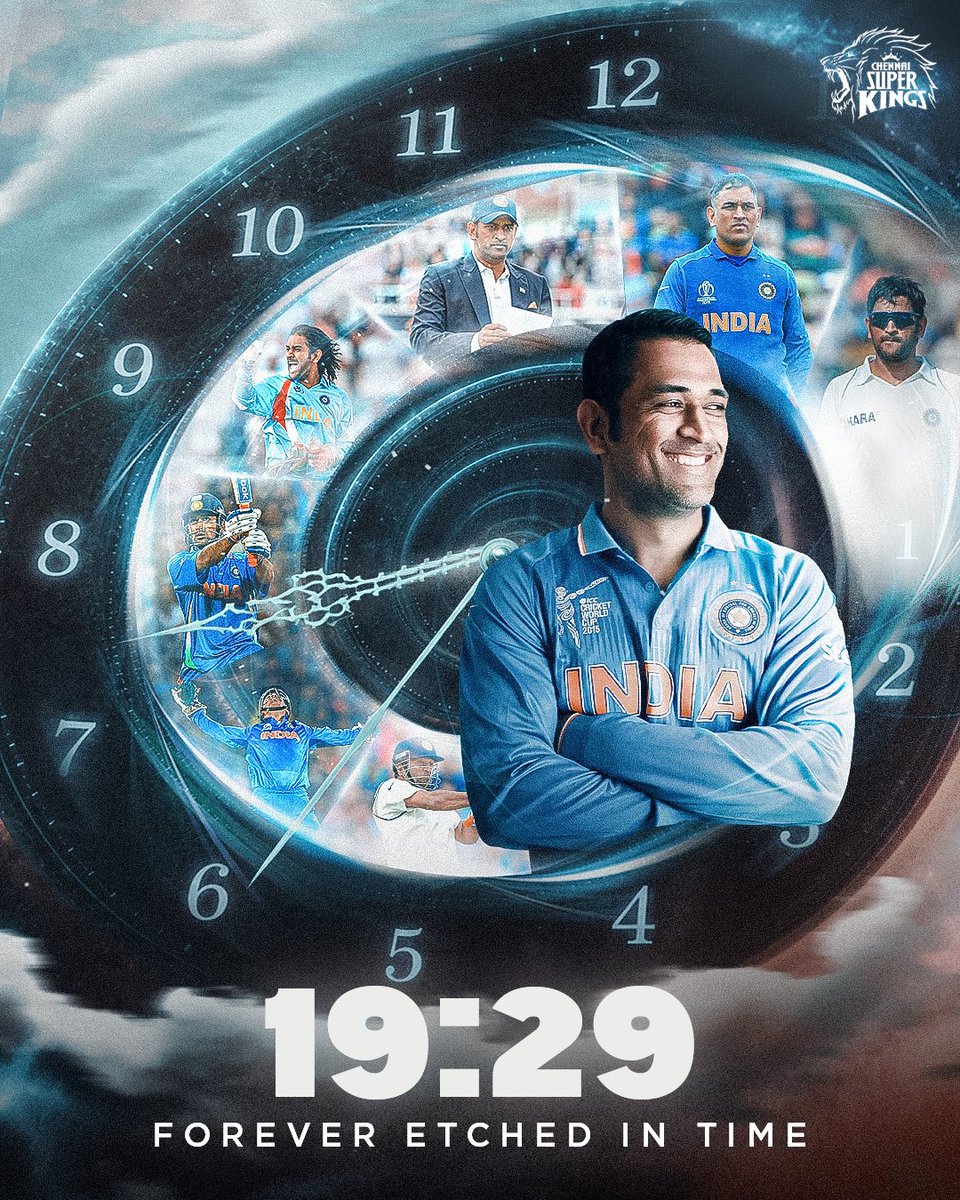 ChennaiIPL's tweet photo. When time stood still, and a legend became timeless!💛🥹

#WhistlePodu https://t.co/hLrEOkOmML