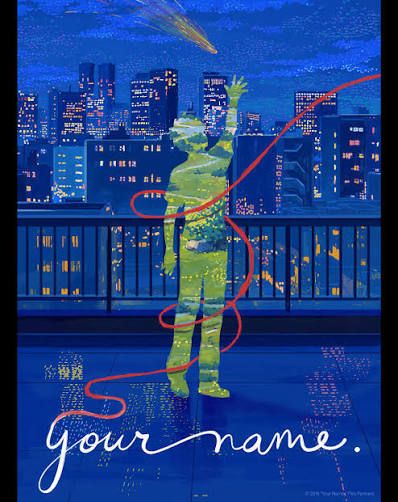 Animemilwaukee's tweet photo. Your Name is celebrating 10 YEARS and will is back in select theaters!  Celebrate and relive the movie that hoisted film writer and director, Makoto Shinkai, to fame! 

Exclusive posters for the 10th anniversary of ‘YOUR NAME’. Art by @danieliev Original Post via @gkidsfilms https://t.co/J3UwZQDCbU