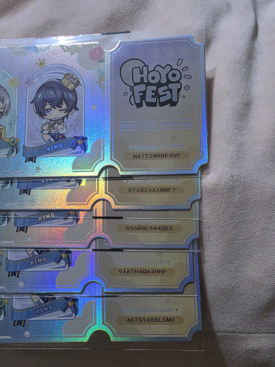 lilicia27's tweet photo. Giving away some Hoyofest tickets codes.
I grab it from my friends who don't play the game.

#TearsofThemis #RedemptionCode https://t.co/t0U0L9isC4