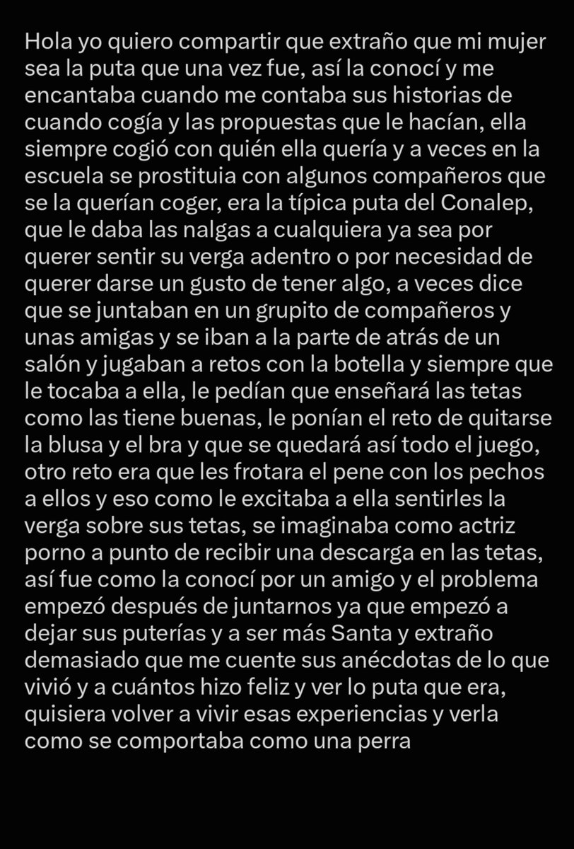 relatoserotic0's tweet photo. Extraña que su mujer sea la putita que era 😲 https://t.co/pdzKoR1VmL