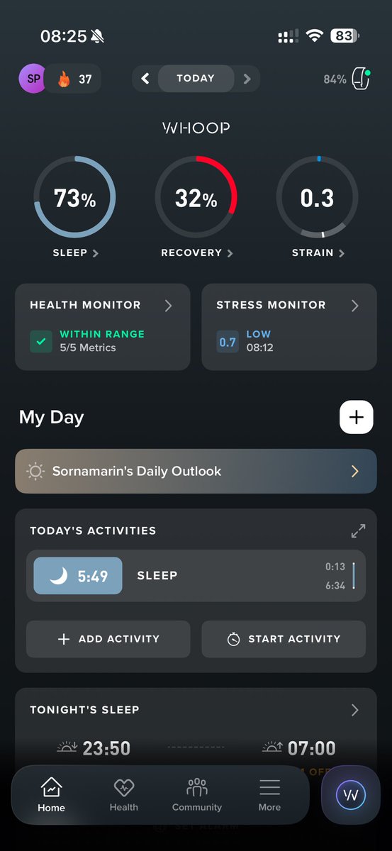 512moonly's tweet photo. นอกใจ Apple Watch S10 ไปใช้ Whoop ได้ 2 เดือน วันนี้พี่กลับมาแล้วค่ะ 👁️🫦👁️
ขอโทษพี่ บมฮ ที่ไม่เชื่อตั้งแต่แรก😂😂😂

Apple Watch + Bevel เพียงพอแล้ว สำหรับฉันตอนนี้ 

หลัก ๆ ใช้ดูแค่ recovery + strain ไม่ได้ใช้ไรที่ advanced ส่วน AI Whoop ก็แอบเฉยๆ
และไม่ชอบการจับนอนของนางเลย https://t.co/Re7fNaDPNO