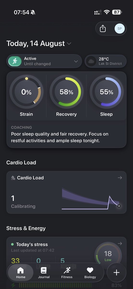 512moonly's tweet photo. นอกใจ Apple Watch S10 ไปใช้ Whoop ได้ 2 เดือน วันนี้พี่กลับมาแล้วค่ะ 👁️🫦👁️
ขอโทษพี่ บมฮ ที่ไม่เชื่อตั้งแต่แรก😂😂😂

Apple Watch + Bevel เพียงพอแล้ว สำหรับฉันตอนนี้ 

หลัก ๆ ใช้ดูแค่ recovery + strain ไม่ได้ใช้ไรที่ advanced ส่วน AI Whoop ก็แอบเฉยๆ
และไม่ชอบการจับนอนของนางเลย https://t.co/Re7fNaDPNO