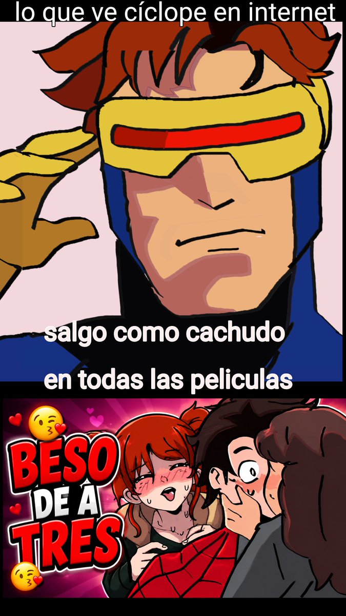 luifi_04's tweet photo. Pobre cíclope 😢 link: #spiderman #ciclope #mj #jeangrey https://t.co/DeVP6RoqV0 https://t.co/WTWMY9XdC6