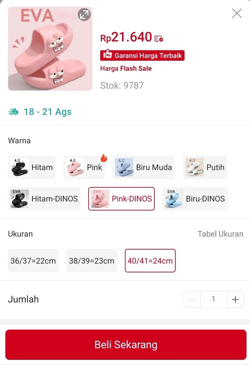 nahladillaa's tweet photo. Kalau kamu lagi cari sandal buat dipakai santai sehari-hari, coba cek dulu model dan pilihan warnanya.
Ukuran yang tersedia juga ada 36/37, 38/39, sampai 40/41 👇
https://t.co/4Q3zqJE4J0 https://t.co/k4fChxgVxl