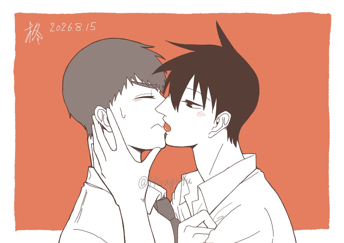 Hiragi_fu's tweet photo. 律霊　ちゅーしなさい https://t.co/bgtgp9qgSc
