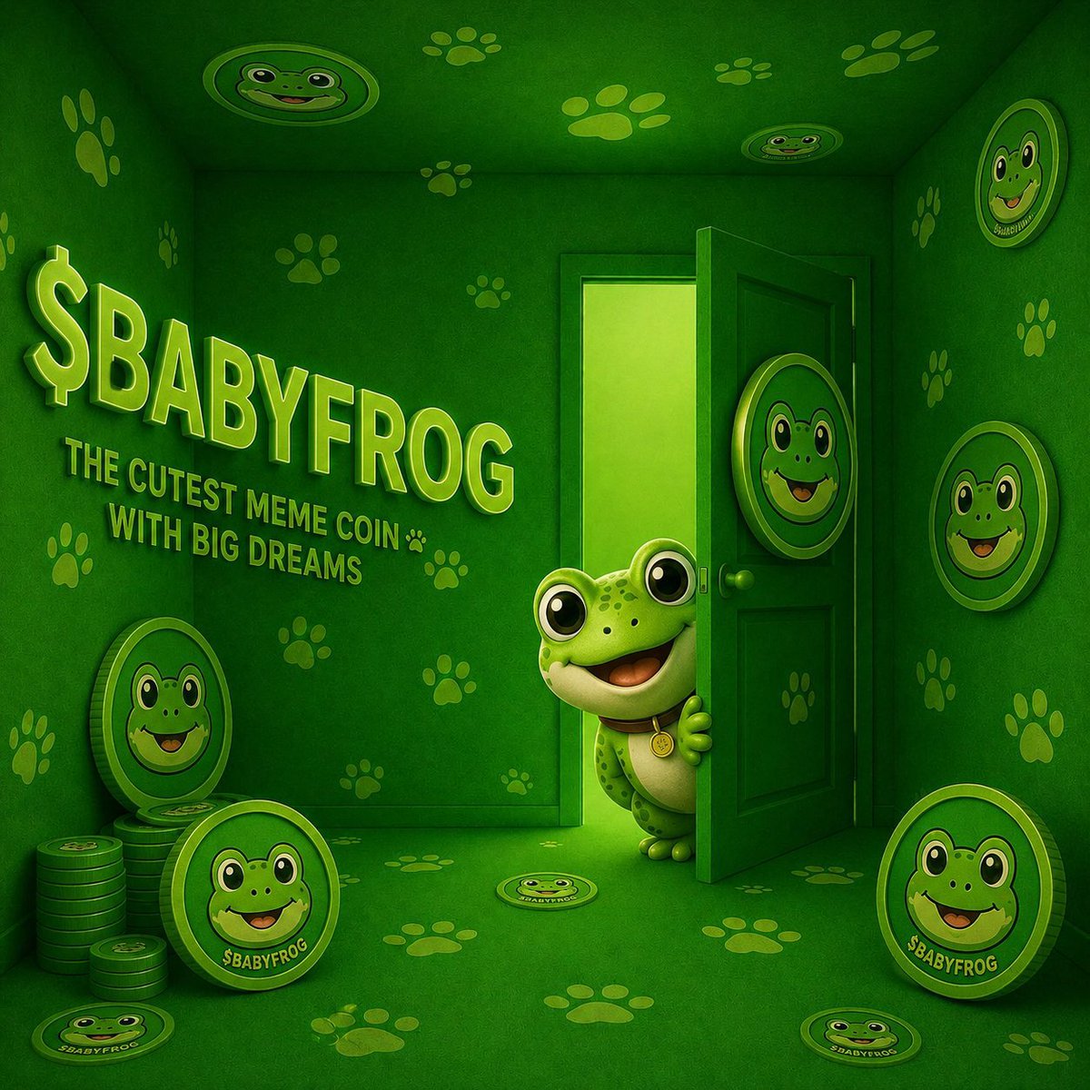 meecasa24's tweet photo. @MCryptodee @BabyFrogMeme @top_gamertechs @DPatient_Bull @firescreener $babyfrog 🐸 hopping its way to  the top https://t.co/3GRsLw3cwz