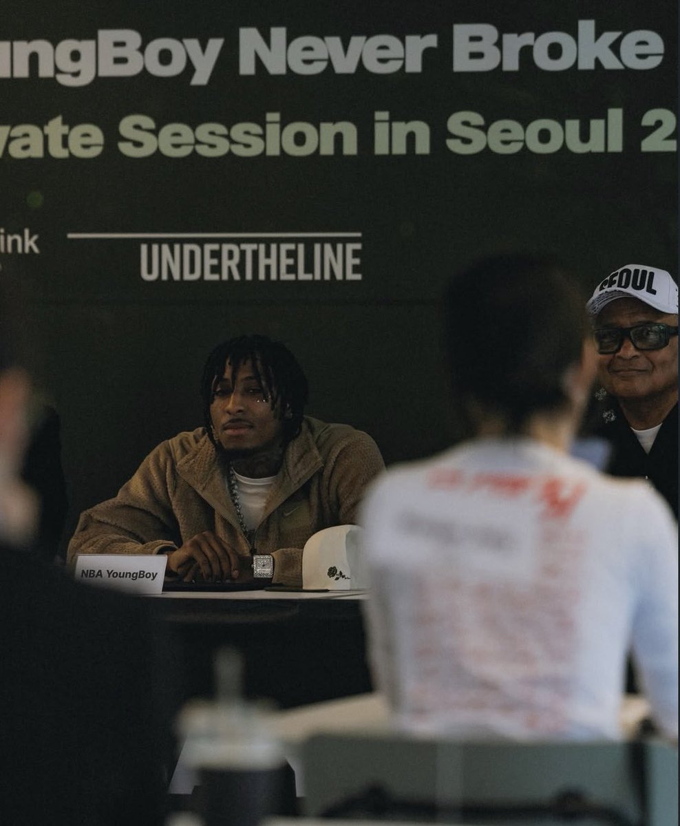 YoungboySource's tweet photo. NBA YoungBoy attending a private session in Seoul to launch his upcoming fan platform 🚨 https://t.co/hMD4wsjWgv