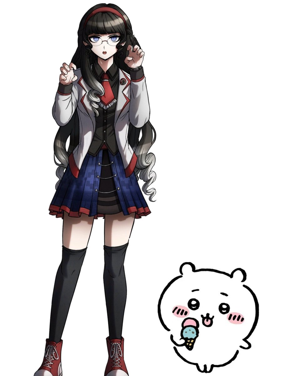 Naseopux's tweet photo. Eva tsunaka from project edens garden, is confirmed to be friends with chiikawa https://t.co/58p6zH5FK2