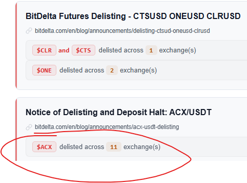 delistedcoins's tweet photo. is this the end of the line for ethereum:0x44108f0223a3c3028f5fe7aec7f9bb2e66bef82f ? delisting from multiple major crypto exchanges.
see more updates here 👇
https://t.co/1gQjfdyfJs https://t.co/ua4wQARtnZ