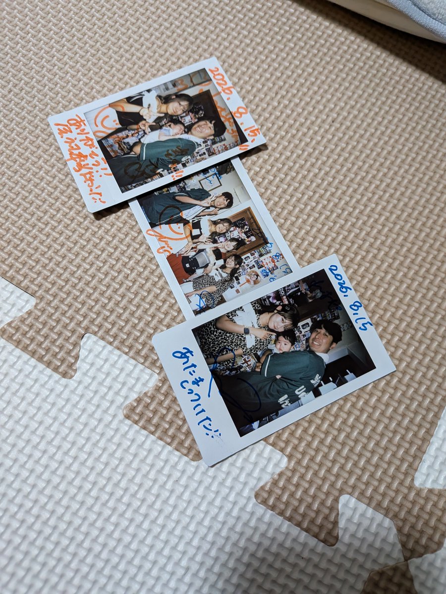 reoya619's tweet photo. あの日の心残りをいくつか解消出来ました。子連れで迷惑をけてしまう心配がありながら会いたいが勝って参加してしまい不安でしたが、ゆいちゃんもれんりちゃんもヨネさんもスタッフさんもヲタクの皆さんもホントに優しくしてくれて最高の思い出が出来ました。また会える日を楽しみにしてます。 https://t.co/Q8pqF0Qgsj