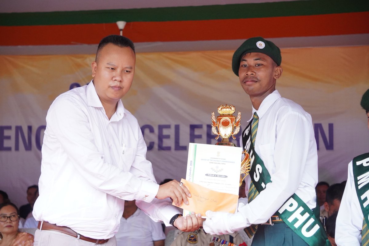 AvijitKroMAC's tweet photo. It was a pleasure to attend the Independence Day celebration at Diphu Government Boys’ Playground, with Dr. @TuliramRonghang , Hon’ble CEM, KAAC & MLA, as the Chief Guest.
It was a proud occasion to come together and celebrate the spirit of freedom, unity, patriotism and our shared responsibility towards the nation. 
Jai Hind! 🇮🇳