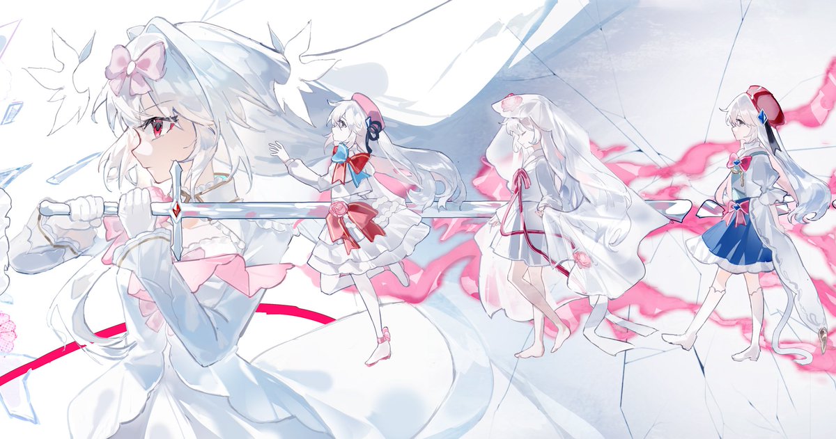 WitaminU's tweet photo. I try to post it in a clear version,if failed everyone can see these clips.
#arcaea 
#arcaea_art https://t.co/bN5ZzqtPKI