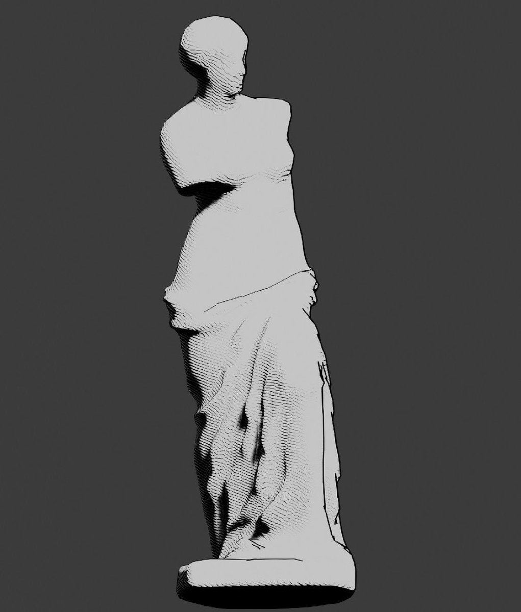 suuu_nCG's tweet photo. ハッチングノード(石膏像はblender kit使用)
以下チュートリアル動画参考に組みました。数式やタンジェントの使いこなしがすごい。 #blenderメモ
https://t.co/P0Hj5kMNtP https://t.co/akriTPCico