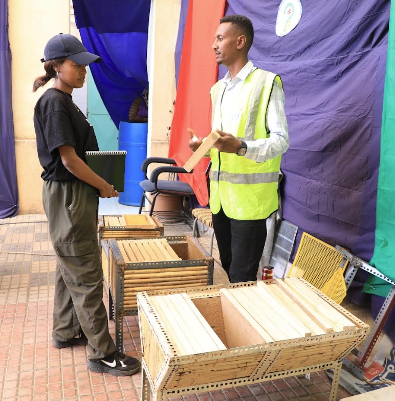 hawelti's tweet photo. Good Read- #Eritrea: Preserving Tradition Through Innovation; (MoA Monthly Newsletter) 

*"...The idea for the improved hive emerged during agricultural extension work in 2024, when Ministry of Agriculture staff visited farming communities throughout Keren Sub-Zone. During these visits, they identified the difficulties farmers faced in managing traditional hives. Motivated by these observations, Engineer Amanuel developed the improved design and presented it at the Anseba Regional Innovation and Technology Competition. The innovation attracted considerable attention and was later showcased at a regional exhibition organized in collaboration with development partners".

*"...Engineer Amanuel credits much of the project’s success to the support of the Ministry of Agriculture, agricultural extension experts, development partners, and local institutions. Technical specialists have provided professional guidance to refine the design, while exhibitions and public demonstrations have helped introduce the innovation to farmers and the wider public. According to Engineer Amanuel, visitors frequently spend considerable time discussing the new hive and asking questions about its construction and use. The response has been overwhelmingly positive. Farmers appreciate that the hive is affordable, easy to maintain, and built using familiar materials".

https://t.co/cHiqxTuwkM