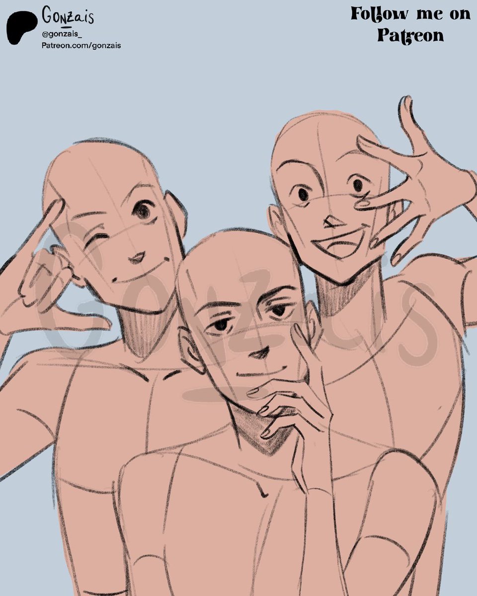 gonzais_'s tweet photo. Trio poses🧡💙💛

Exclusive poses on Patreon

Please share🫶🏻
#drawingbase #posereference #artbase #artreference #poses #練習 #日々描く #Poseref https://t.co/ic7ajUUPrM