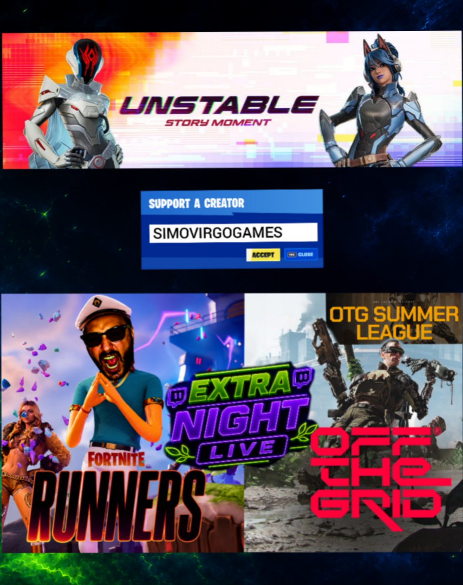 SimoVirgoGames's tweet photo. BUON FERRAGOSTO!!
SARÒ LIVE DALLE 19:00 PER L'EVENTO FORTNITE "UNSTABLE" PREVISTO PER LE 20:00

CLICCA IL LINK E SEGUIMI https://t.co/WEf4Hm9noK https://t.co/WCYhsrc7Ov