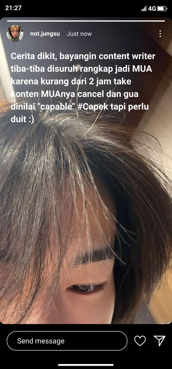 JungsuPergi's tweet photo. Jalan-jalan ke second ig karjimut dengan 1001 kejadian. Tolong, bisa loncat langsung ke bagian suksesnya aja?

#ADayAsLempers https://t.co/ftoPBYu7Rq