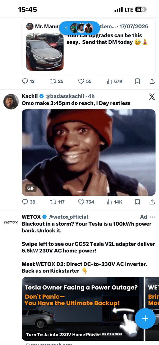 chaserrzyn's tweet photo. @badasskachii Me seeing the post by 3:45😂😂 https://t.co/kr9BC13UF2