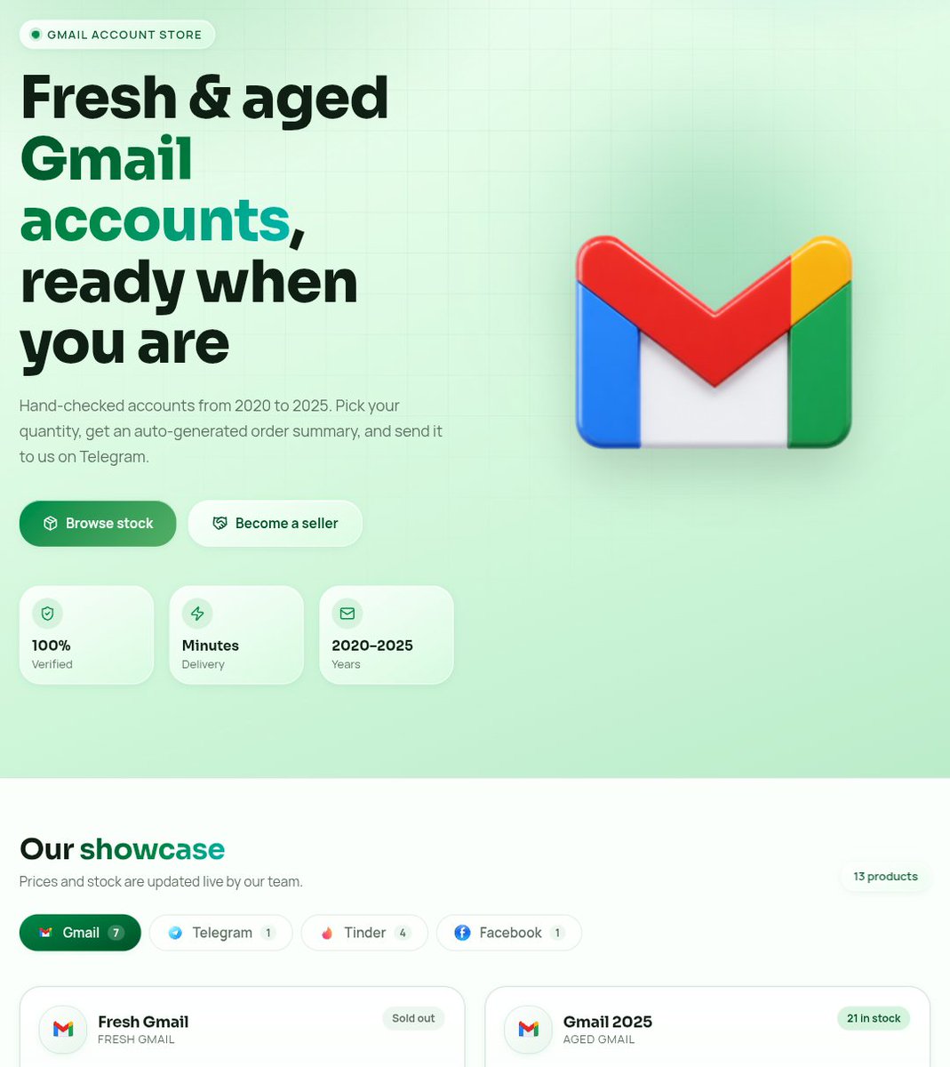 kujiro_0x's tweet photo. SELLING VARIOUS DIGITAL SERVICES

GMAIL FRESH AND OLD 
TINDER ACCOUNT
TELEGRAM PREMIUM
FACEBOOK OLD

CHEK STOCK AND BUY HERE 👇🏻
https://t.co/8fylle8PZP

#gmail #email #buy #sell #youtube #google #gemini #x https://t.co/Hme03L1YOW