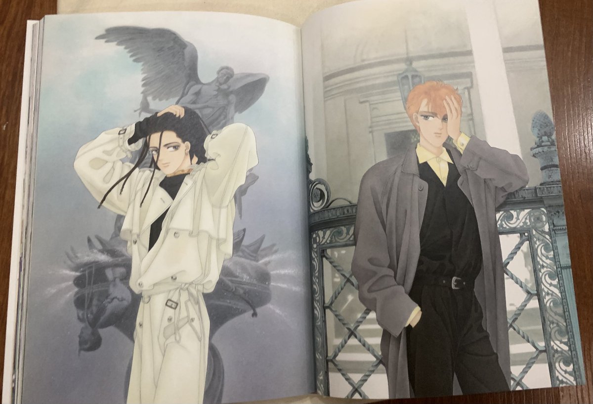 rinreadsmanga's tweet photo. I never see Minako Narita mentioned as one of the greats in animanga fashion conversations &amp; it’s such a shame. She’s such a great inspo for 80s &amp; 90s fashion.
I was looking through her artbook I just received &amp; it’s fantastic, her composition’s reminiscence of fashion magazines. https://t.co/sVdkRQ3zPl