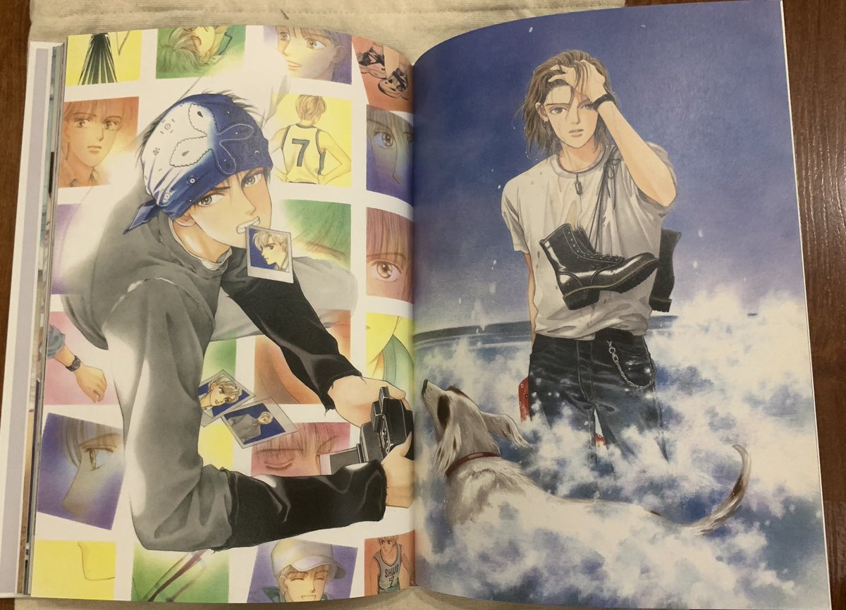 rinreadsmanga's tweet photo. I never see Minako Narita mentioned as one of the greats in animanga fashion conversations &amp; it’s such a shame. She’s such a great inspo for 80s &amp; 90s fashion.
I was looking through her artbook I just received &amp; it’s fantastic, her composition’s reminiscence of fashion magazines. https://t.co/sVdkRQ3zPl