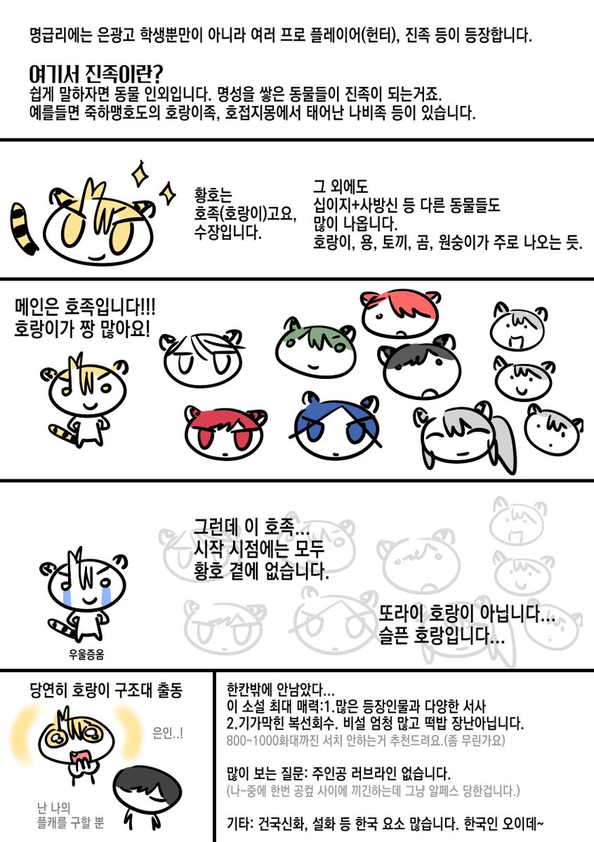 sun_Y55's tweet photo. #명급리
애정작이 역대급 할인중이래서 홍보좀 해봅니다...
할말이 너무 많은데 이번엔 <명문고 EX급 조연의 리플레이>라는 제목 설명을 해보기로 했어요. 

진짜 읽어야되는 사람: 떡밥 회수 좋아하는 사람, 한국 신화 좋아하는 사람, 호랑이 좋아하는 사람 https://t.co/7GWnbFgN6a