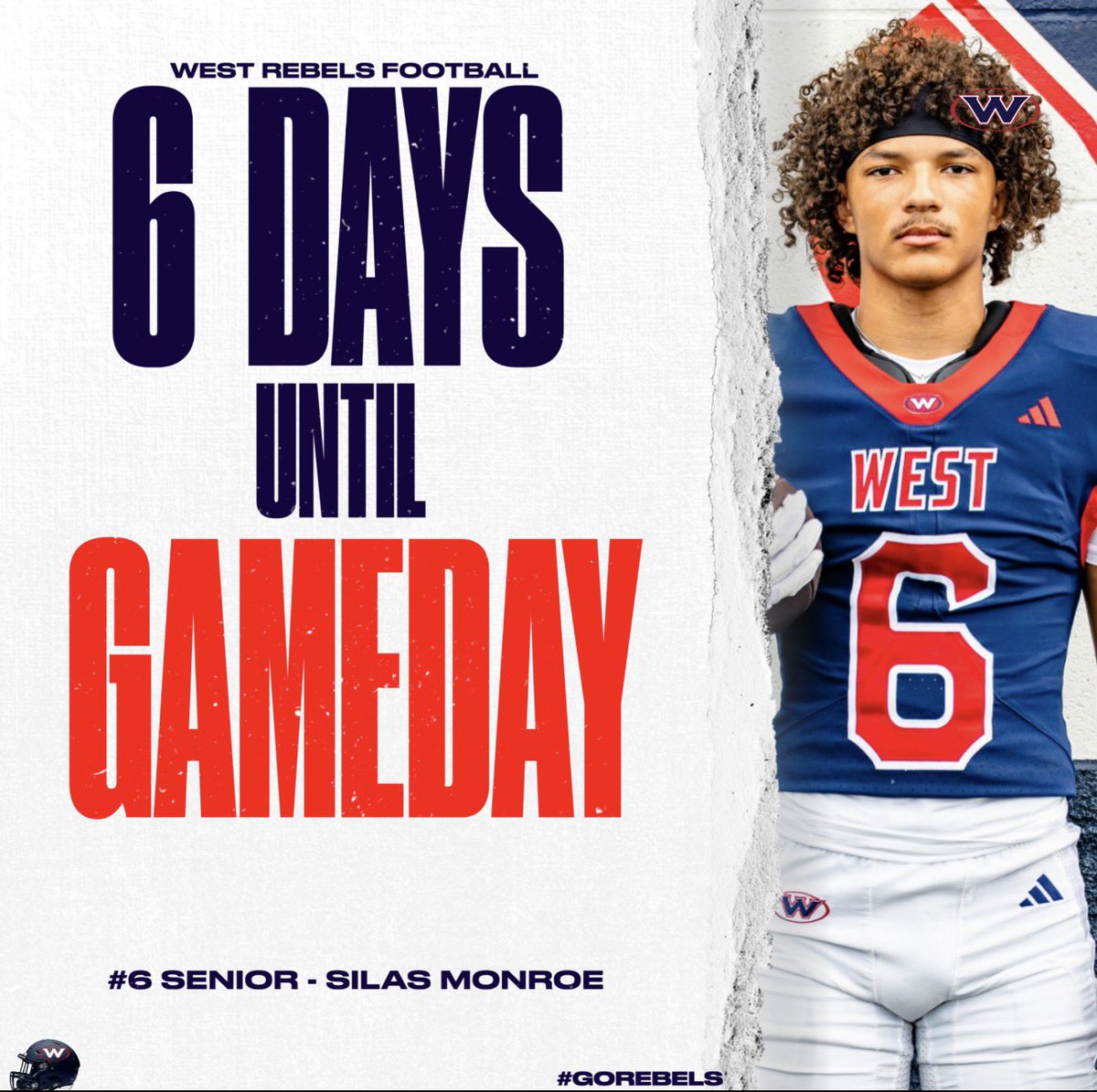 westrebelsfb's tweet photo. Less than a week remaining 💪🏼

Go Rebels 🔵🔴 https://t.co/gyKztL2zjx