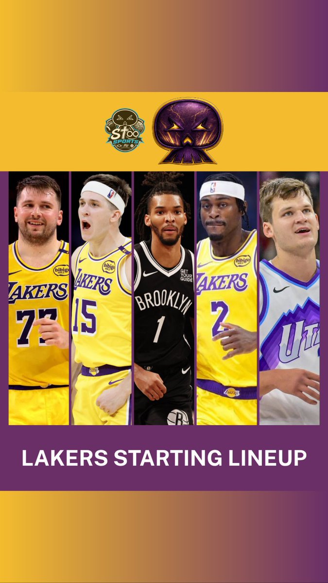 StooSports's tweet photo. Los Angeles Lakers 🆚 Portland Trail Blazers

Who has the better starting 5?

❤️ LIKE — Lakers
🔁 REPOST — Trail Blazers

#NBA #Lakers #TrailBlazers #NBATwitter https://t.co/omeQZMfR3s