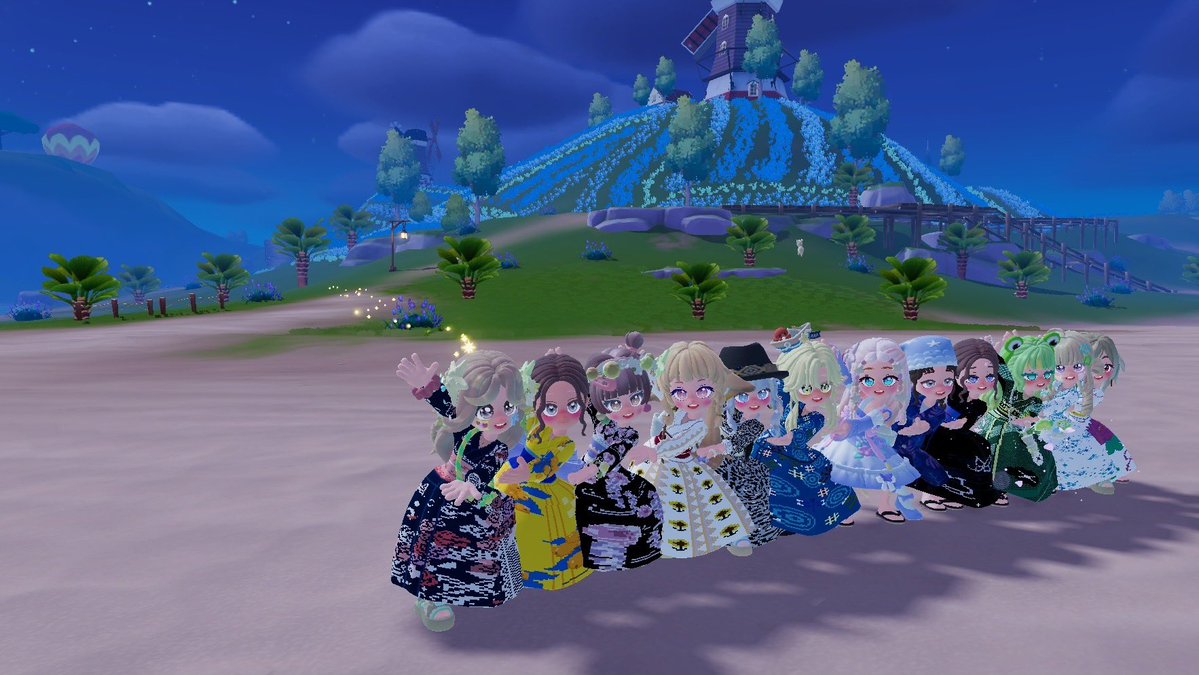 ri16eb's tweet photo. 今日はみんなで花火大会したよ〜🎆

主催してくれたゆかりちゃん、もこちゃん、本当にありがとう！
12名も集まって、たっくさん写真撮ったり、新しいフレンドもできたり…
素敵な思い出いっぱい作れて幸せでした♡
またみんなで集まって遊ぼうね🫶💕
#ぴあ花火2026 https://t.co/qCJRgYal1X