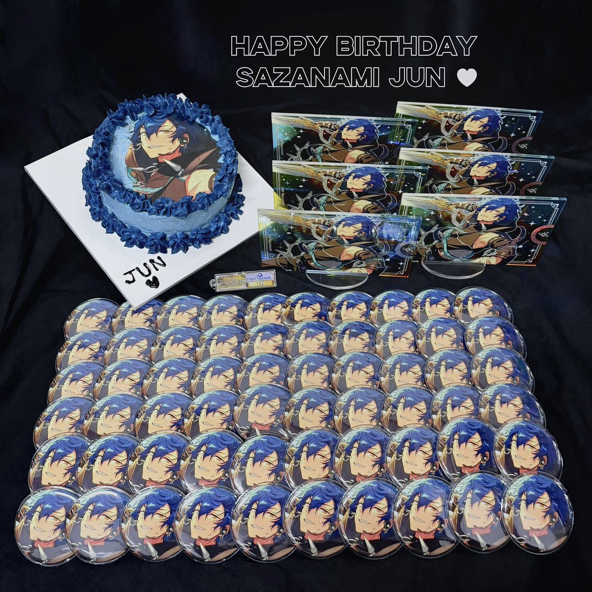 want0204's tweet photo. 𝗛𝗮𝗽𝗽𝘆 𝗕𝗶𝗿𝘁𝗵𝗗𝗮𝘆 𝗦𝗮𝘇𝗮𝗻𝗮𝗺𝗶 𝗝𝘂𝗻 ♥ 
    
#漣ジュン誕生祭2026
#漣ジュン生誕祭2026 https://t.co/FJpkB86KC0